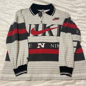 Nike Vintage 90's long sleeve polo
